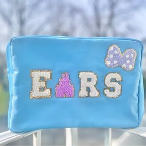 Minnie Mouse ears pouch, nylon bag for travel, stoney clover Disney, gift idea